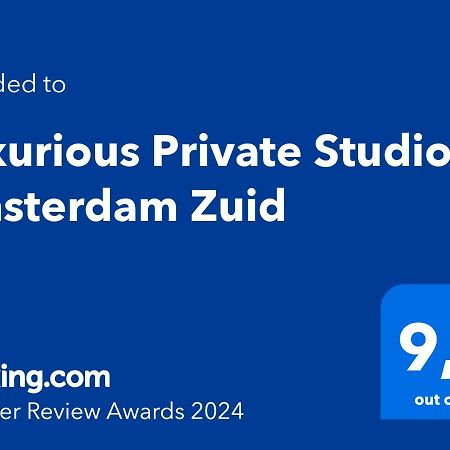 Luxurious Private Studio Amsterdam Zuid Exteriér fotografie