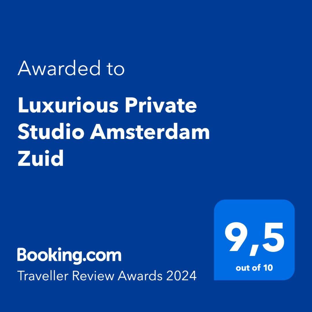 Luxurious Private Studio Amsterdam Zuid Exteriér fotografie